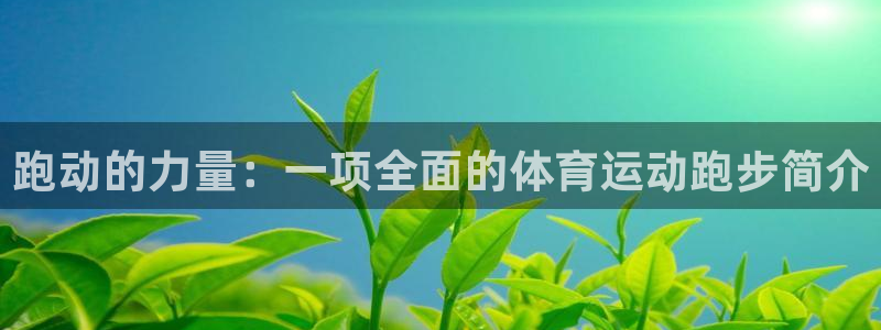3377体育官网入口网页版：跑动的力量：一项全面的体育运动跑步简介