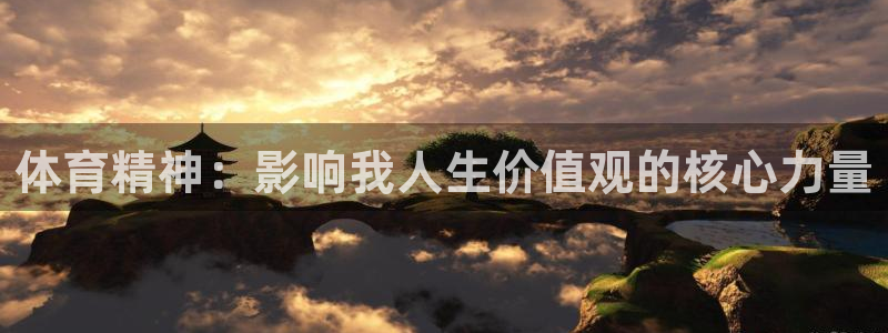 3377体育是正规的吗：体育精神：影响我人生价值观的核心力量
